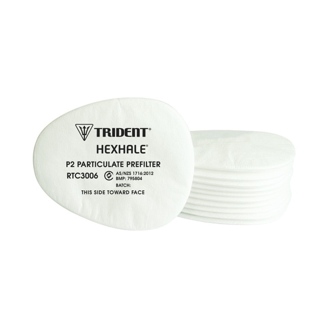 Respirator TRIDENT® HEXHALE® P2 Particulate PreFilter (10)